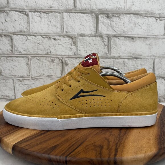 Lakai Fremont Vulc Skate Shoes Mens Sz. 11 DOWN TO DESTROY Chocolate Collab GOLD - Picture 2 of 11